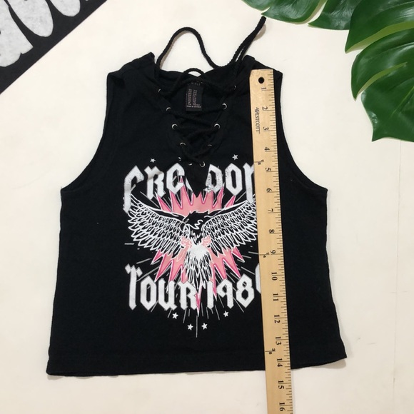 Forever 21 Girls Freedom Tour Lace Up Tank, 5/6 - Picture 7 of 7